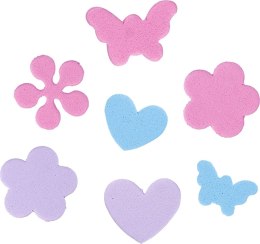 Naklejka (nalepka) Craft-Fun Series pianka - kwiatki, motyle, serca Titanum (BR136)