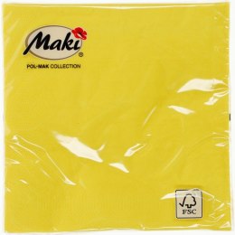 Serwetki cytrynowy papier [mm:] 330x330 Pol-mak (18)