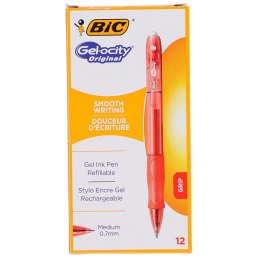 Długopis żelowy Bic czerwony 0,35mm