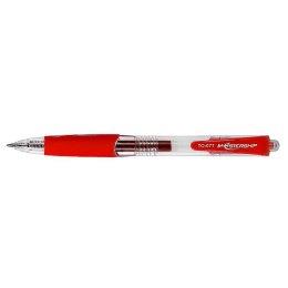 Długopis żelowy Toma AUTOMATYCZNY czerwony 0,5mm (TO-077 2 2)