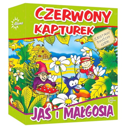 Gra planszowa Abino Czerwony Kapturek - Jaś i Małgosia CZERWONY KAPTUREK