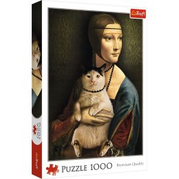 Puzzle Trefl Dama z kotem 1000 el. (10663)