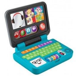 Zabawka edukacyjna Fisher Price Ucz się i Śmiej - Edukacyjny Laptop Malucha Porozmawiajmy (HHX33)