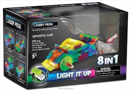Klocki konstrukcyjne Bemag Laser Pegs 8 in 1 Sports Car (LP-PB1410B)