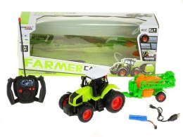 Traktor 1:16 na radio, z maszyną rolniczą, z ładowarką USB Adar (554665)