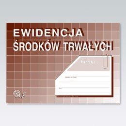 Druk offsetowy Michalczyk i Prokop Ewidencja środków trwałych A5 A5 32k. (K-8)