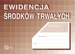 Druk offsetowy Michalczyk i Prokop Ewidencja środków trwałych A4 48k. (K-9)