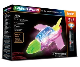 Klocki plastikowe Bemag Laser Pegs Jets 3w1 (31014)