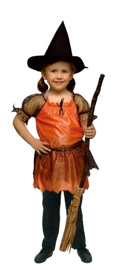 Kostium Arpex dziecięcy - Czarownica (sukienka, kapelusz) (SB3125)