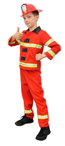 Kostium dziecięcy - Czerwony strażak - rozmiar L Arpex (SD3019-L-2312)
