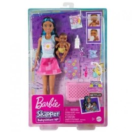 Lalka Barbie Skipper opiekunka z maluszkiem [mm:] 290 (HJY34)