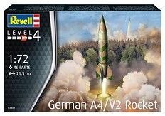 Model do sklejania Revell German A4/V2 Rocket - niemiecki rakietowy pocisk balistyczny (03309)