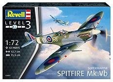 Model do sklejania Revell Supermarine Spitfire Mk.Vb - brytyjski jednomiejscowy samolot myśliwski (03897)