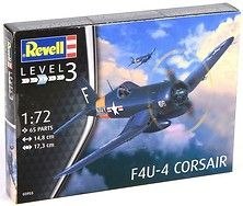 Model do sklejania Revell Vought F4 U Corsair - amerykański samolot myśliwski (03955)