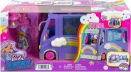 Samochód Barbie Extra minis bus koncertowy z lalką (HKF84)