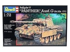 Model do sklejania Revell Panzerkampfwagen V Panther - niemiecki czołg średni z okresu II wojny światowej (03171)