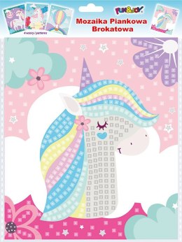 Mozaika Fun&Joy Glitter Unicorn 4 wzory: jednorożce. (FJSR2201)