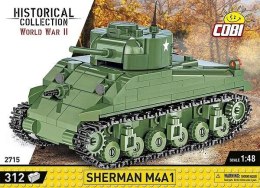 Klocki plastikowe Cobi Sherman M4A1 czołg 312 el. (COBI-2715)