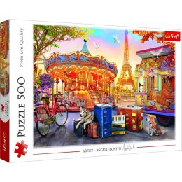 Puzzle Trefl Wakacje w Paryżu 500 el. (37426)
