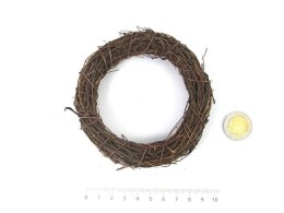 Wianek świąteczny wiklina 10cm One Dollar (231016)