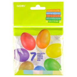 Dekoracja jajek barwniki do jaj w 7 kolorach Arpex (SW7279)
