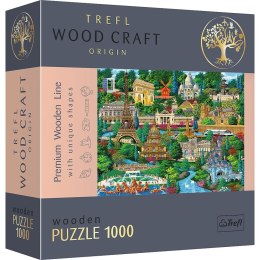 Puzzle Trefl drewniane Francja - znane miejsca 1000 el. (20150)