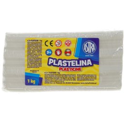 Plastelina Astra 1 kol. biała 1000g