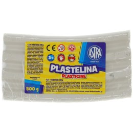 Plastelina Astra 1 kol. biała 500g