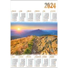 Kalendarz ścienny Lucrum POŁONINA plakatowy 607mm x 880mm (PL03)