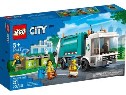 Klocki konstrukcyjne Lego City ciężarówka recyklingowa (60386)