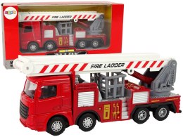 Samochód strażacki Napęd Frykcyjny Drabina Kosz 1:55 Lean (13332)