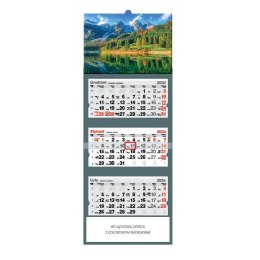 Kalendarz ścienny Jesień w parku Jotan Trójdzielne Wodospad Szklarki 320mm x 855mm (T53)