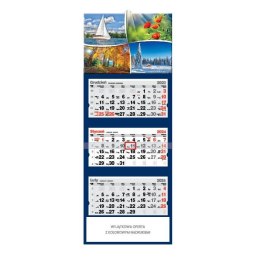 Kalendarz ścienny Jotan trójdzielny (T39)