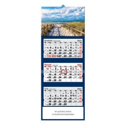 Kalendarz ścienny Tatry Jotan tróijdzielny 320mm x 855mm (T50)