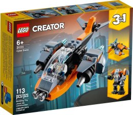 Klocki konstrukcyjne Lego Creator 3w1 Cyberdron (31111)
