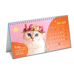 Kalendarz biurkowy Kukartka koty
