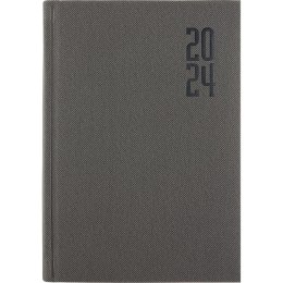 Kalendarz książkowy (terminarz) Telegraph carbon grafit fabric standard A5 (KS1 15)