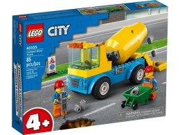 Klocki konstrukcyjne Lego City Ciężarówka z betoniarką (60325)