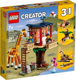 Klocki konstrukcyjne Lego Creator Domek na drzewie na safari (31116)
