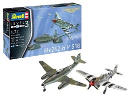 Model do sklejania Revell Me262 & P-51B - Combat Set (03711)