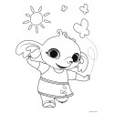 Puzzle Trefl świnka Peppa Baby MAXI 2x10 Królik Bingy 20 el. (43002)