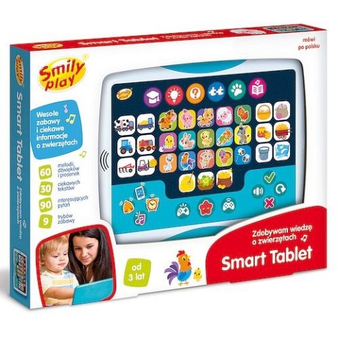 Zabawka edukacyjna Smily Play Smart tablet zdobywam wiedzę o zwierzętach (SP98275)