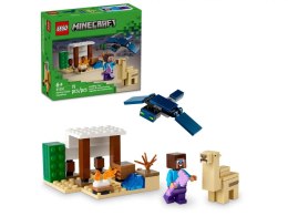 Klocki konstrukcyjne Lego Minecraft Pustynna wyprawa Steve'a (21251)