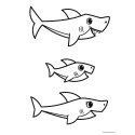 Puzzle Trefl Baby Shark Baby MAXI 2x10 Wesoły dzień rekina 2x20 el. (43005)