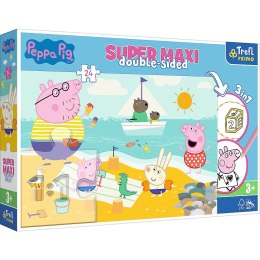 Puzzle Trefl Peppa Pig Super maxi Radosny dzień Peppy 24 el. (41010)