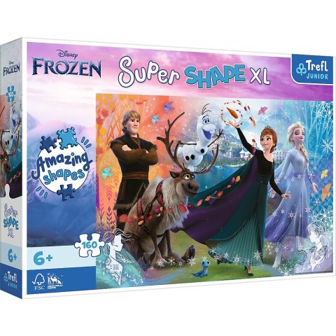 Puzzle Trefl Frozen XL Odkryj świat 160 el. (50022)