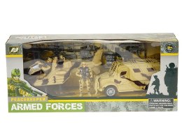 Zestaw wojskowy zestaw pojazdów wojskowych z figurką żołnierza Adar (569102)