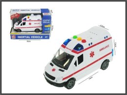 Ambulans Hipo 14 cm ze światłem i dwiękiem (HAU10)