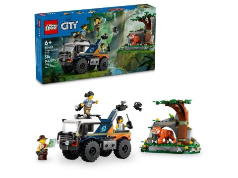 Klocki konstrukcyjne Lego City Terenówka badacza dżungli (60426)