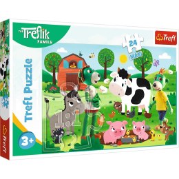 Puzzle Trefl Rodzina Treflików Zimowy czas z Treflikami 24 el. (14360)